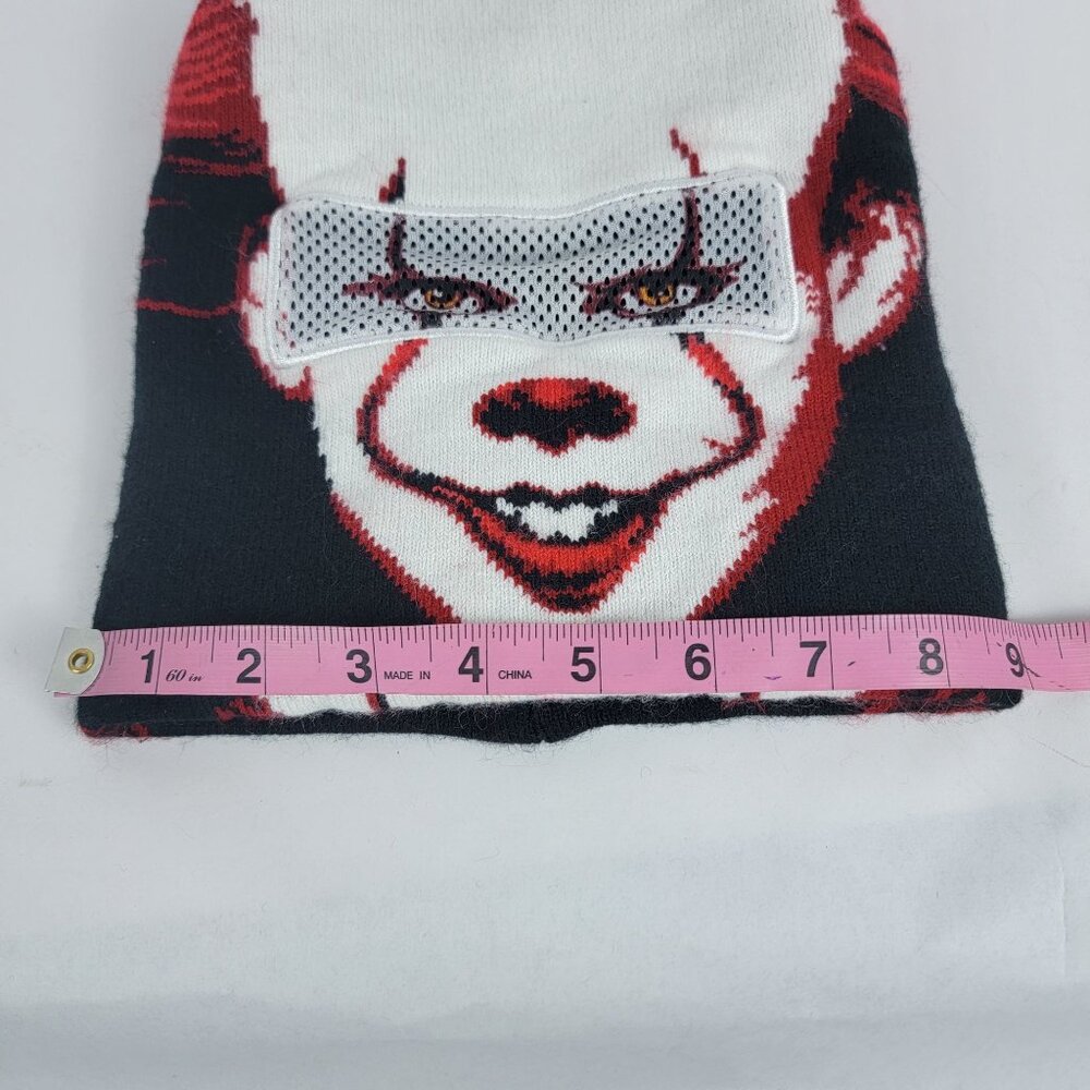 Stephen King Movie IT 2 Beanie Knit Hat‎ Flip Down Mask Ski Cap Pennywise - Picture 6 of 6